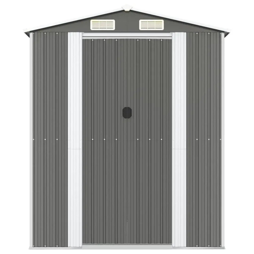 Galvanised Steel Garden Shed for Outdoor Tool Storage