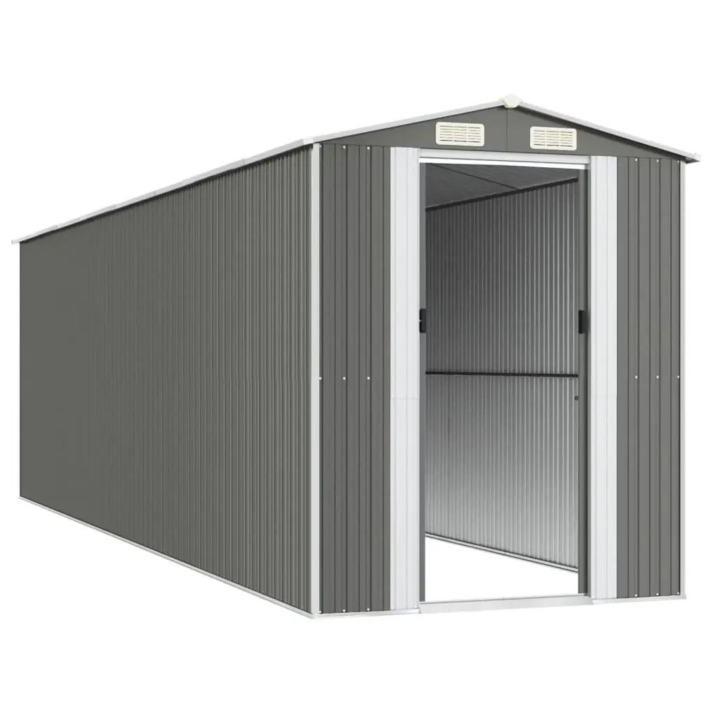 Galvanised Steel Garden Shed for Outdoor Tool Storage