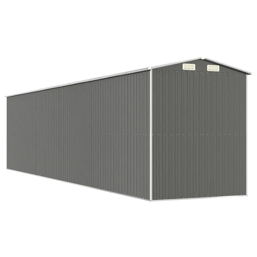Grey Garden Shed for Secure Outdoor Storage
