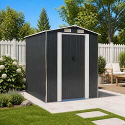 Sturdy Garden Shed with Galvanised Steel Construction
