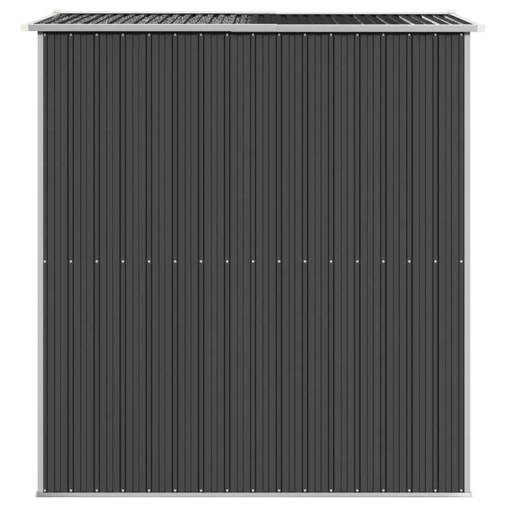 Garden Shed Galvanised Steel 192 x 191 x 223 cm Anthracite