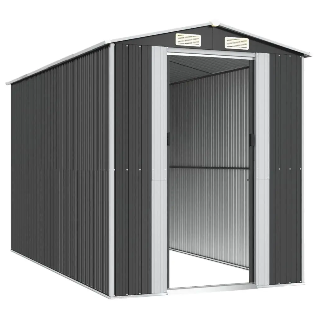 Anthracite Garden Shed for Tool Storage