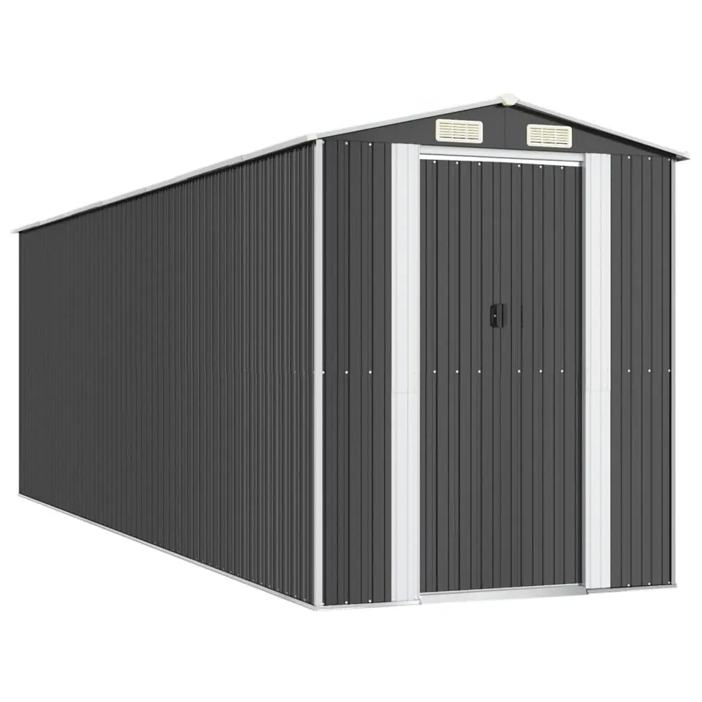 Anthracite Garden Shed for Outdoor Storage