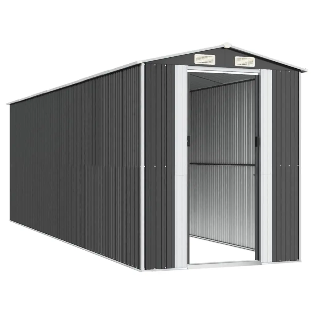 Anthracite Garden Shed for Outdoor Storage