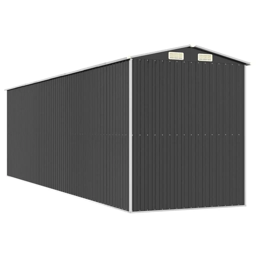 Garden Shed Galvanised Steel 192 x 689 x 223 cm Anthracite
