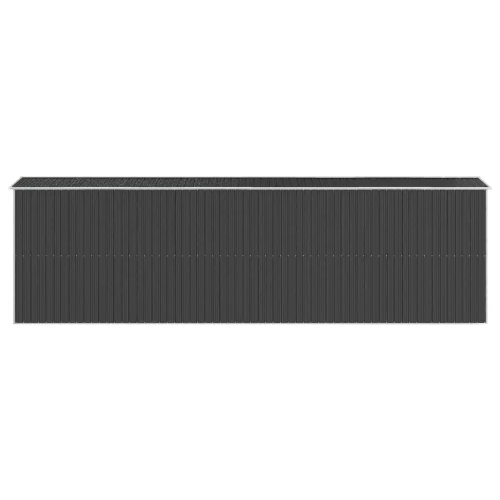 Garden Shed Galvanised Steel 192 x 689 x 223 cm Anthracite