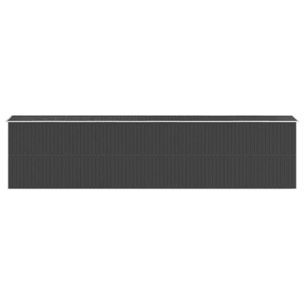 Garden Shed Galvanised Steel Spacious Anthracite 192 x 855 x 223 cm