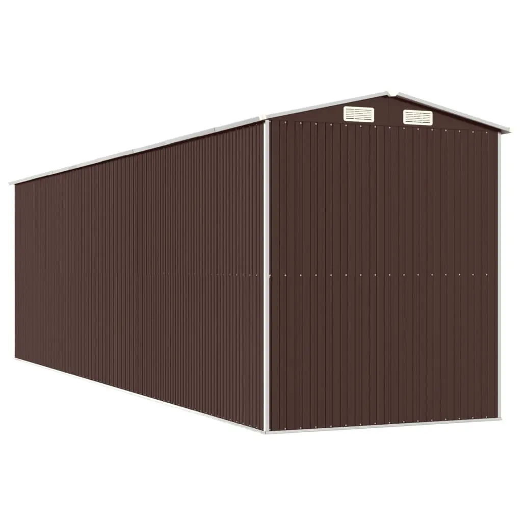 Dark Brown Garden Shed for Outdoor Storage