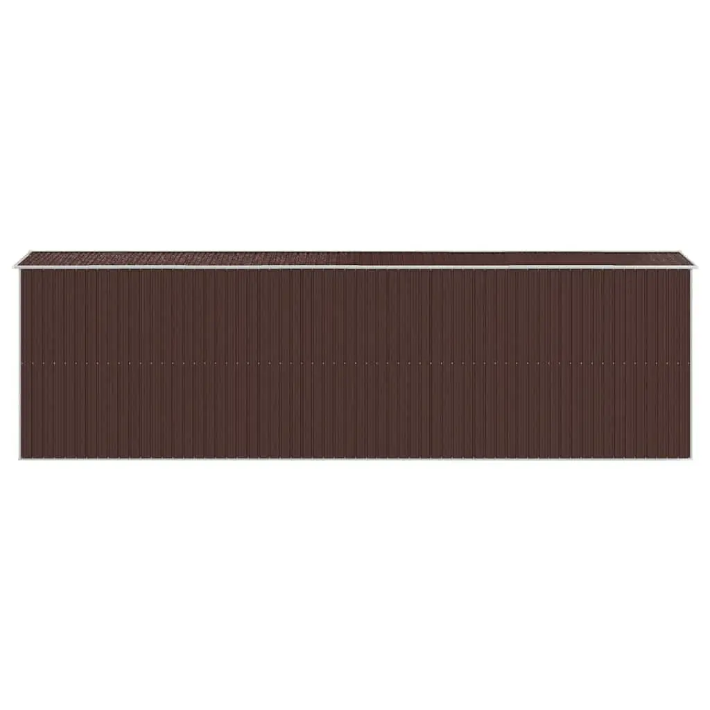 Dark Brown Garden Shed for Outdoor Storage