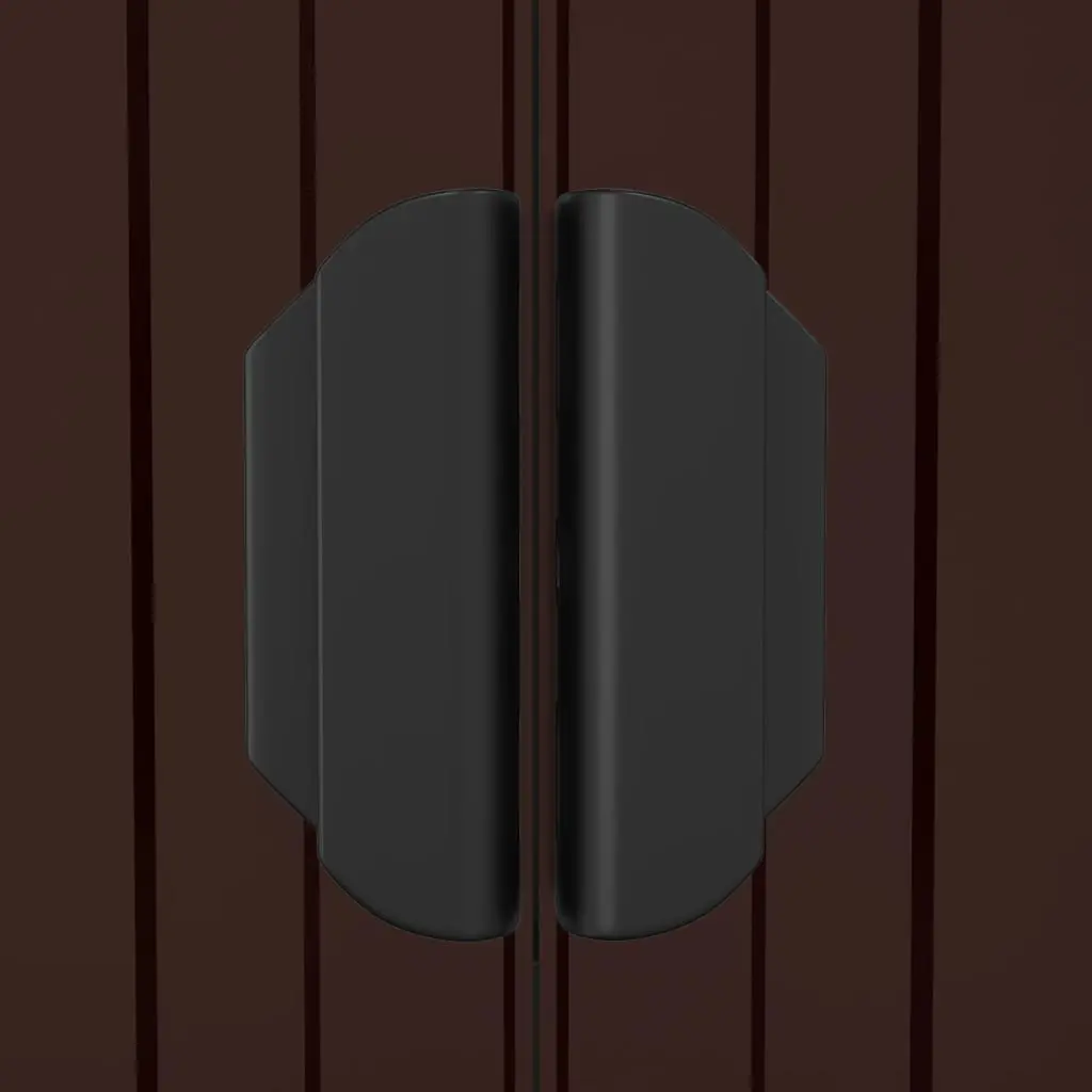 Dark Brown Garden Shed for Outdoor Storage