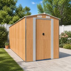 Galvanised Steel Garden Shed for Outdoor Storage