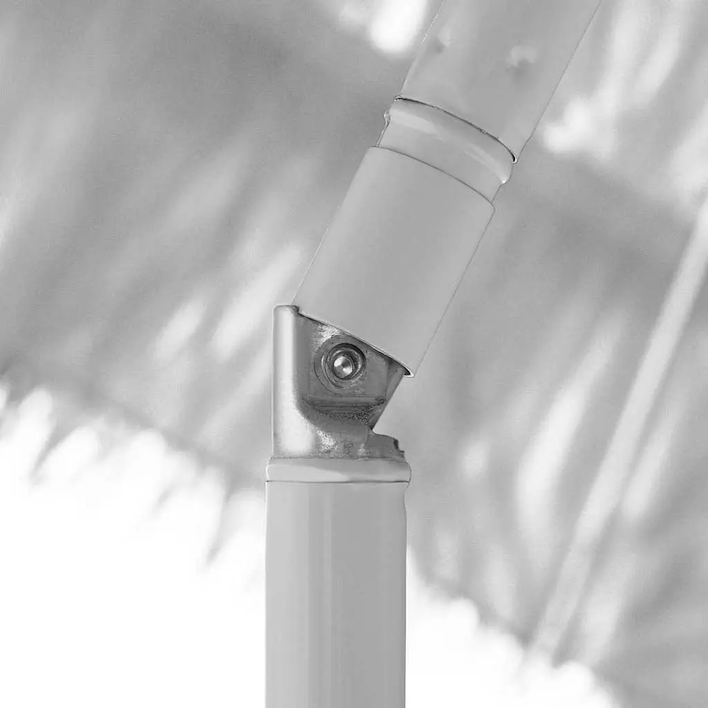 White Beach Parasol 180cm with UV Protection
