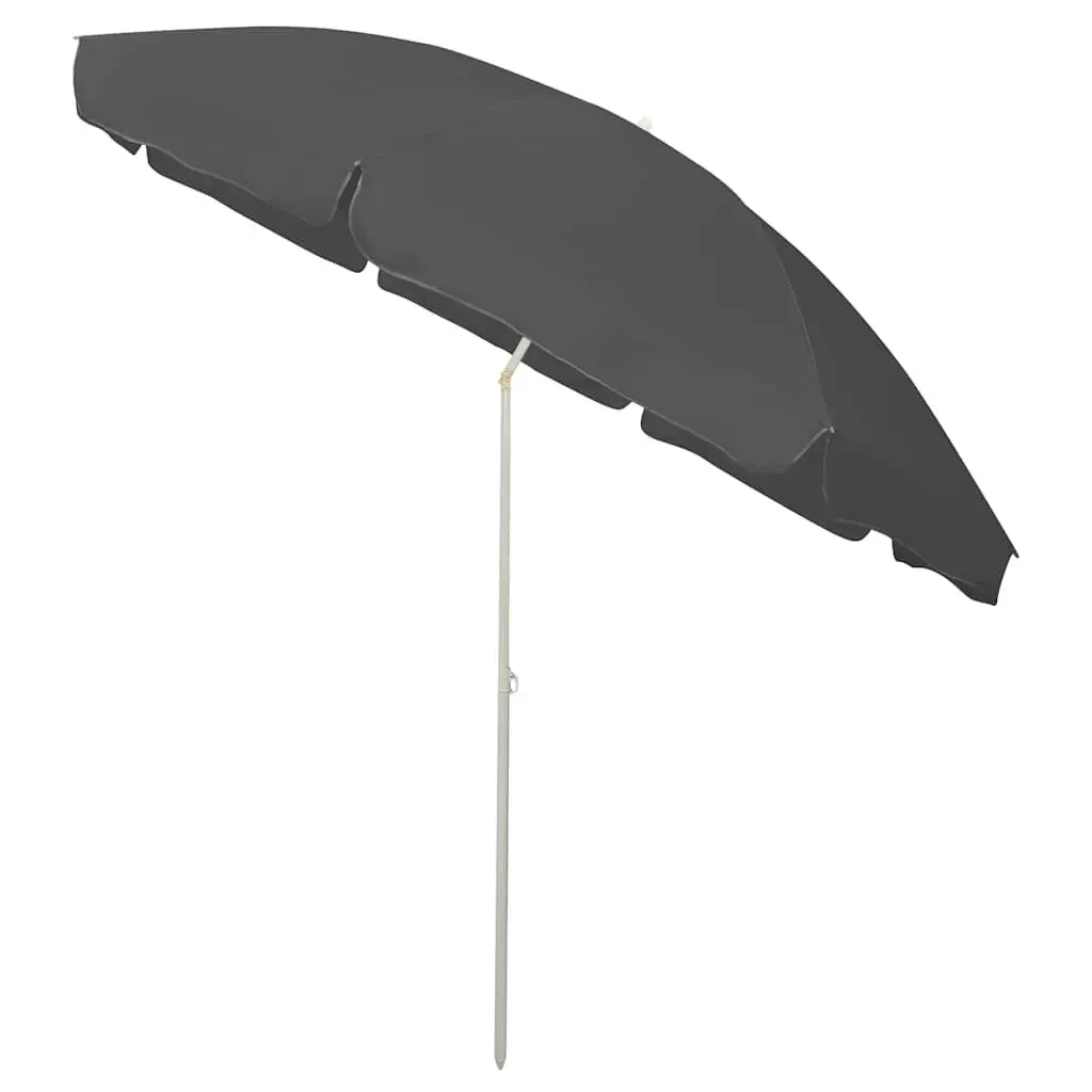Beach Parasol with Tilt Function 300cm Anthracite