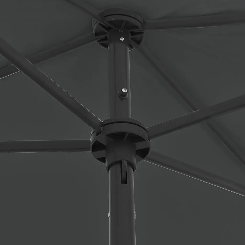 Beach Parasol with UV Protection and Tilt Feature