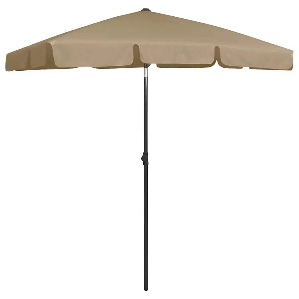 Beach Parasol with UV Protection and Tilt Function