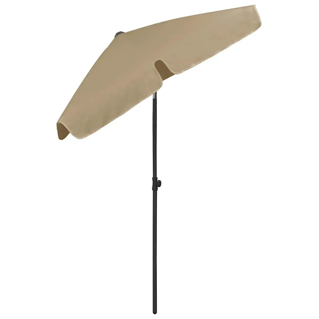 Beach Parasol with UV Protection and Tilt Function