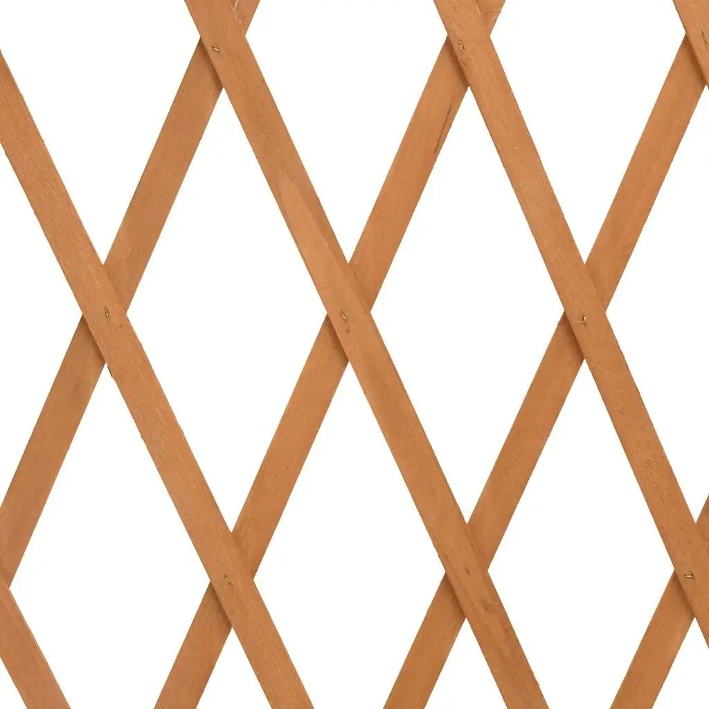 Garden Trellis Fence Panel Solid Firwood 180cm Orange