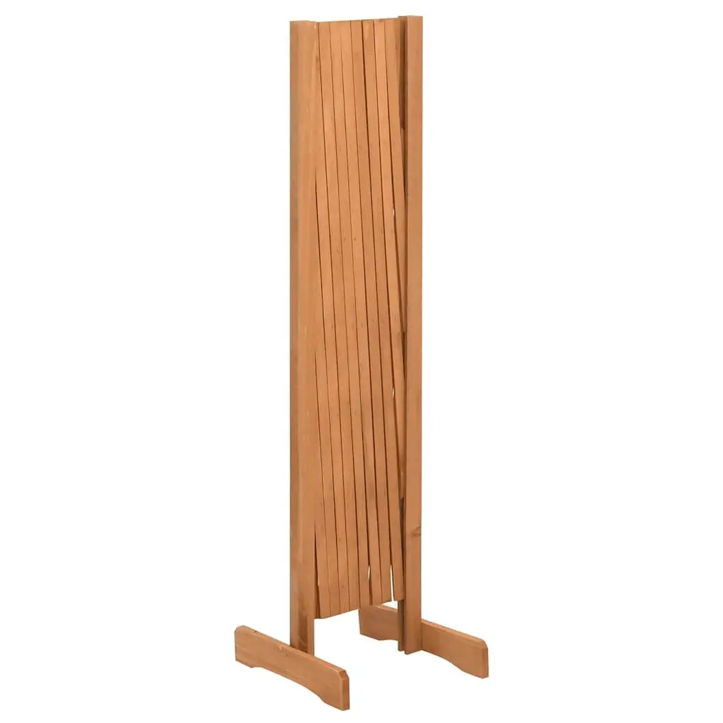 Garden Trellis Fence Panel Solid Firwood 180cm Orange