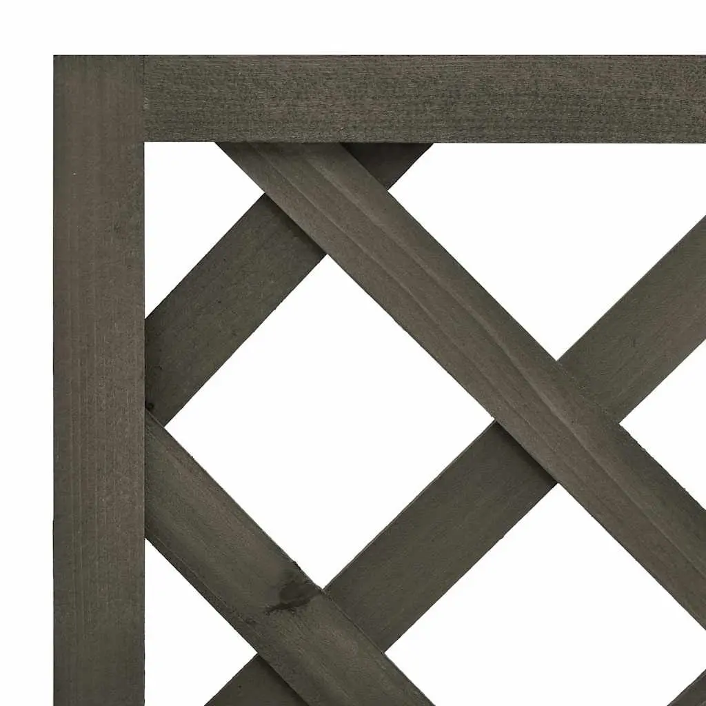 Grey Garden Trellis Planter for Climbing Plants