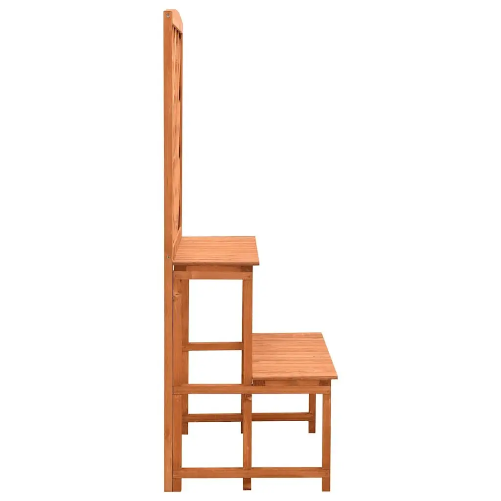 Solid Firwood Plant Stand with Integrated Trellis