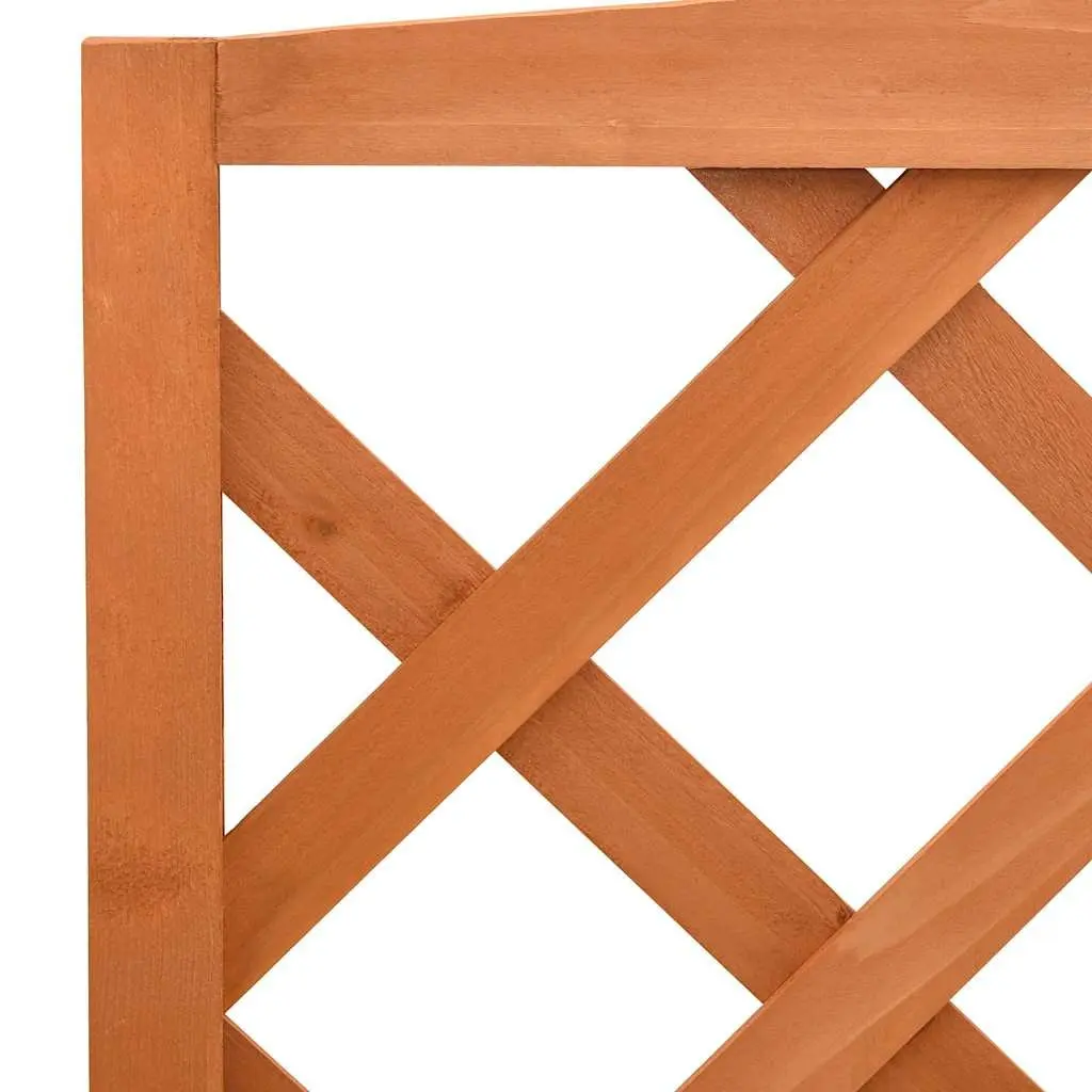 Solid Firwood Plant Stand with Integrated Trellis