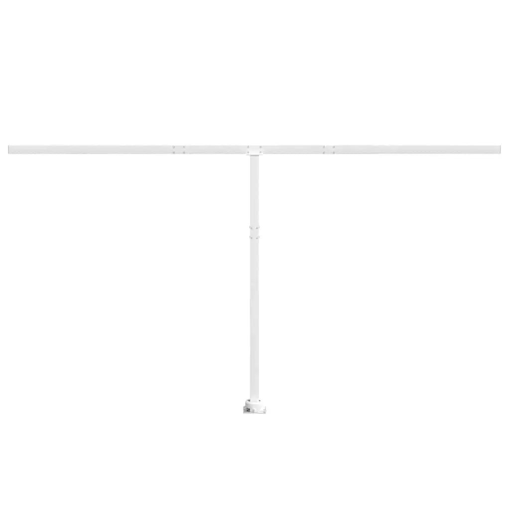 White Awning Post Set with 360° Rotary Base