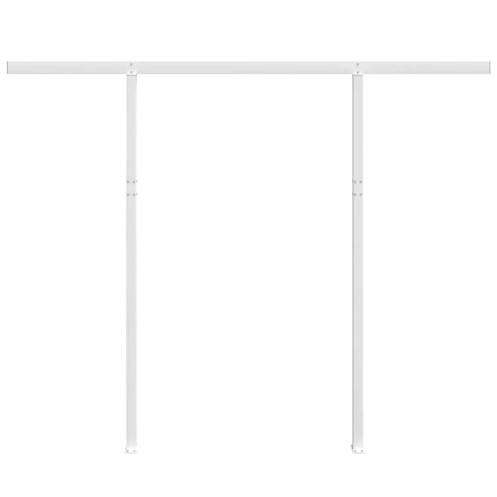 Double Post Awning Support Set in White 300x245 cm