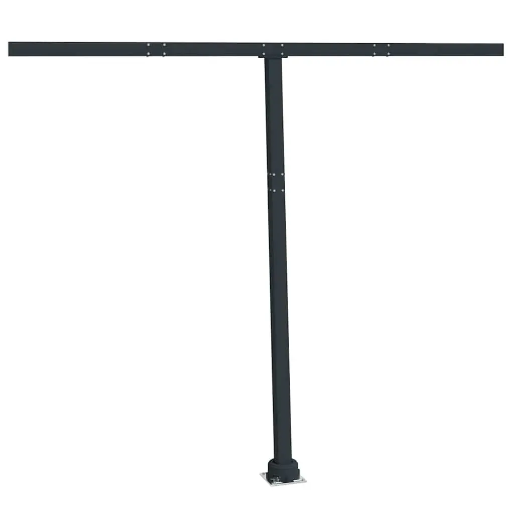 Anthracite Awning Post Set 300x245 cm