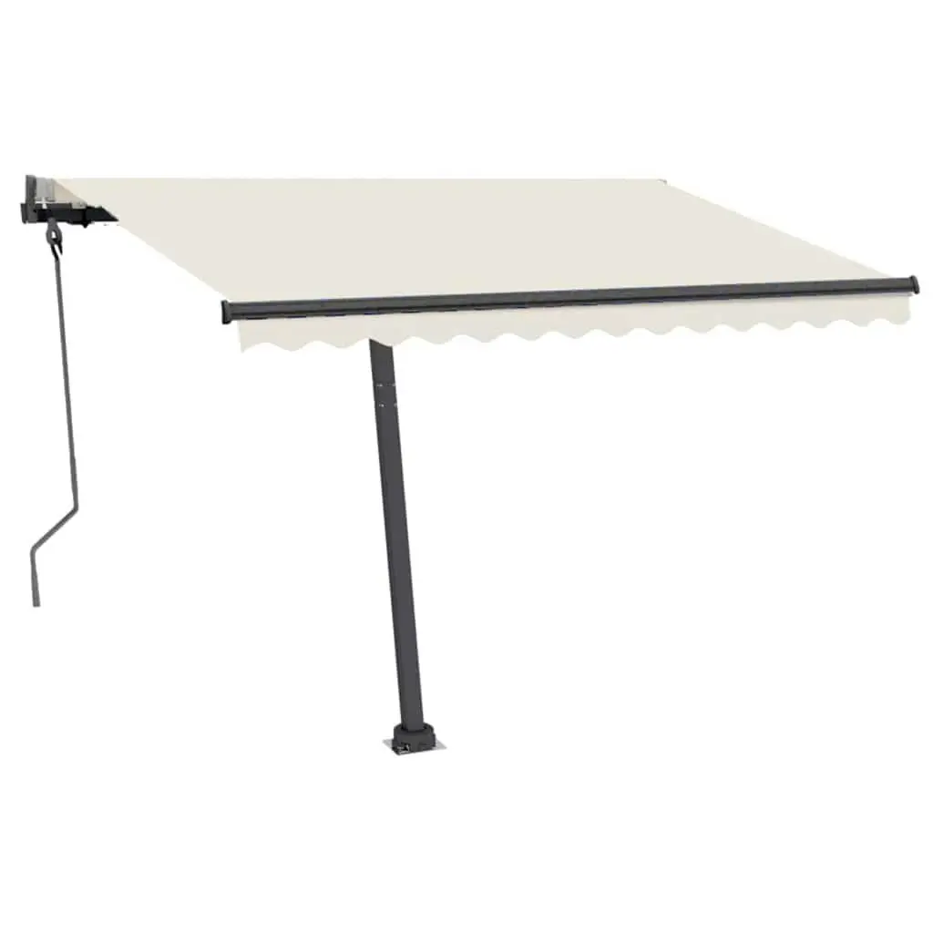 Anthracite Awning Post Set 300x245 cm