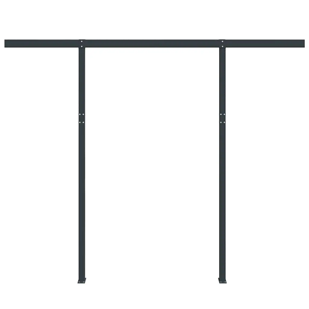 Anthracite Awning Post Set for Terraces and Gardens