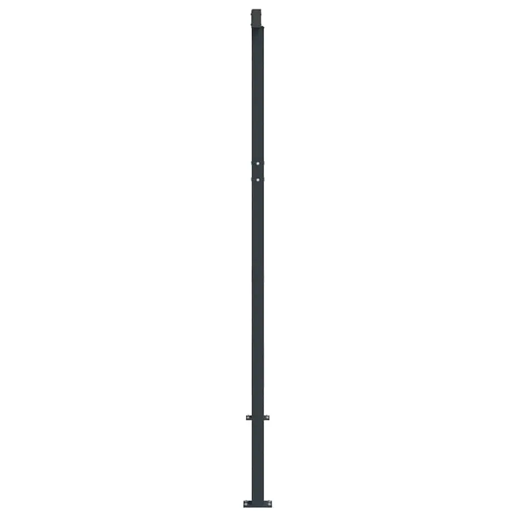 Anthracite Awning Post Set for Terraces and Gardens