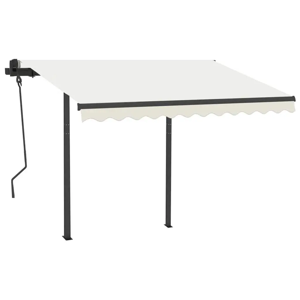 Anthracite Awning Post Set for Terraces and Gardens