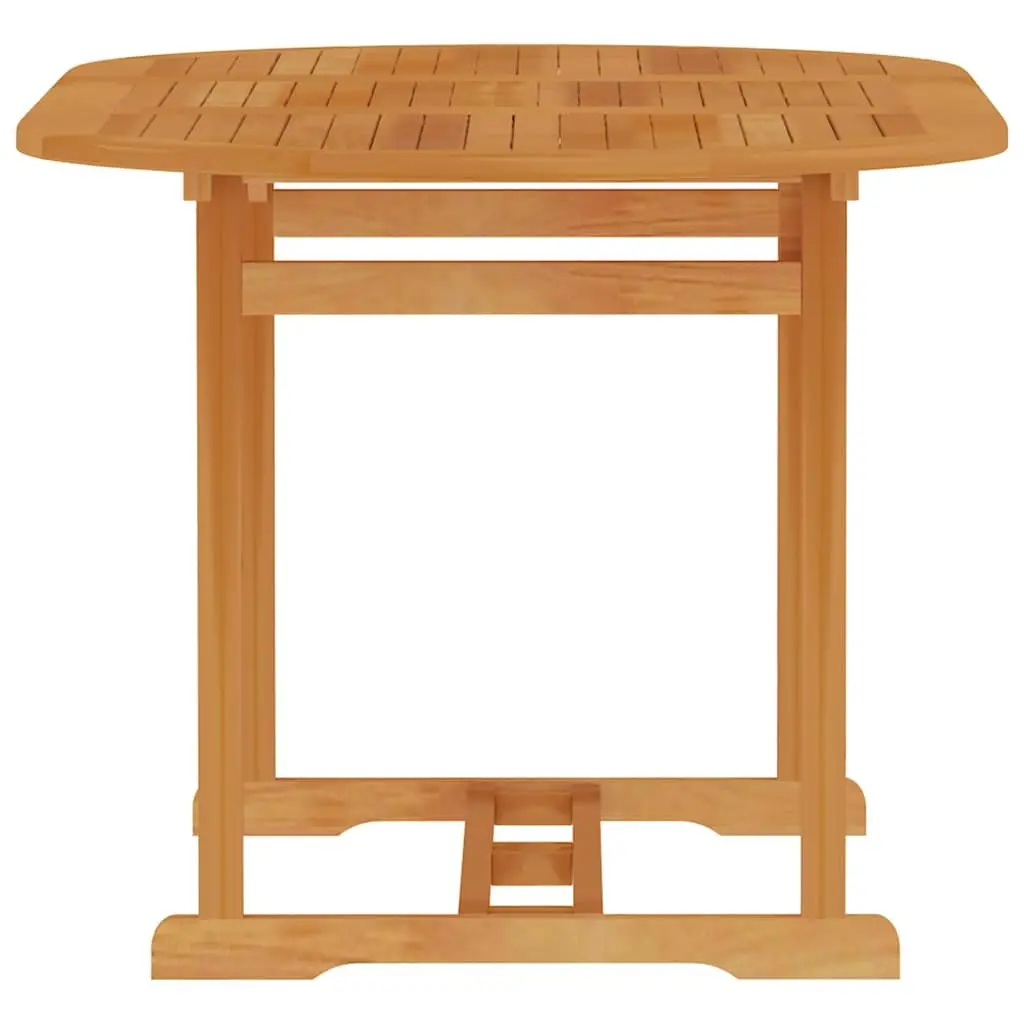 Outdoor Dining Table 150x90x75cm Durable Teak Wood