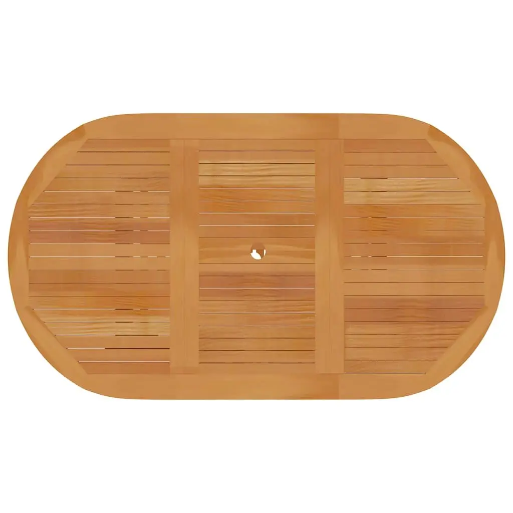 Outdoor Dining Table 150x90x75cm Durable Teak Wood