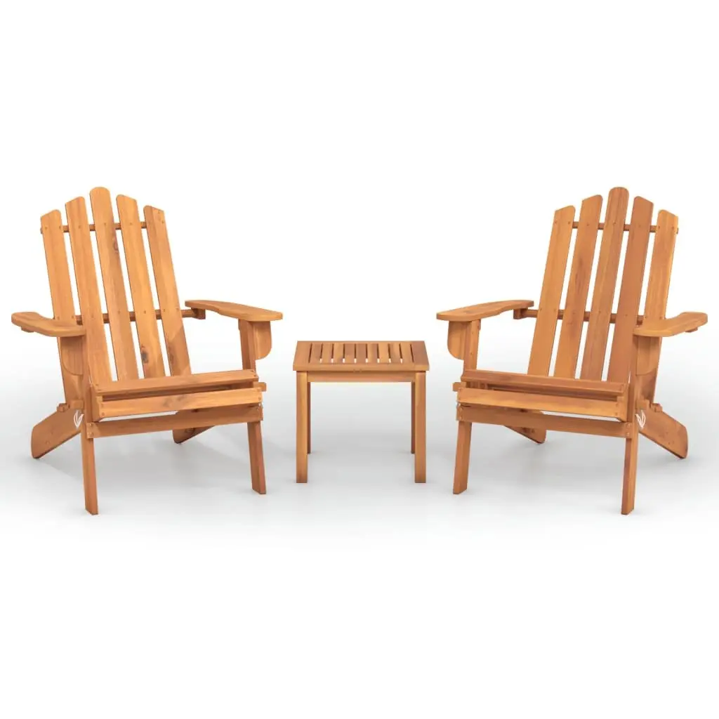 Adirondack Garden Lounge Set with Chairs and Table
