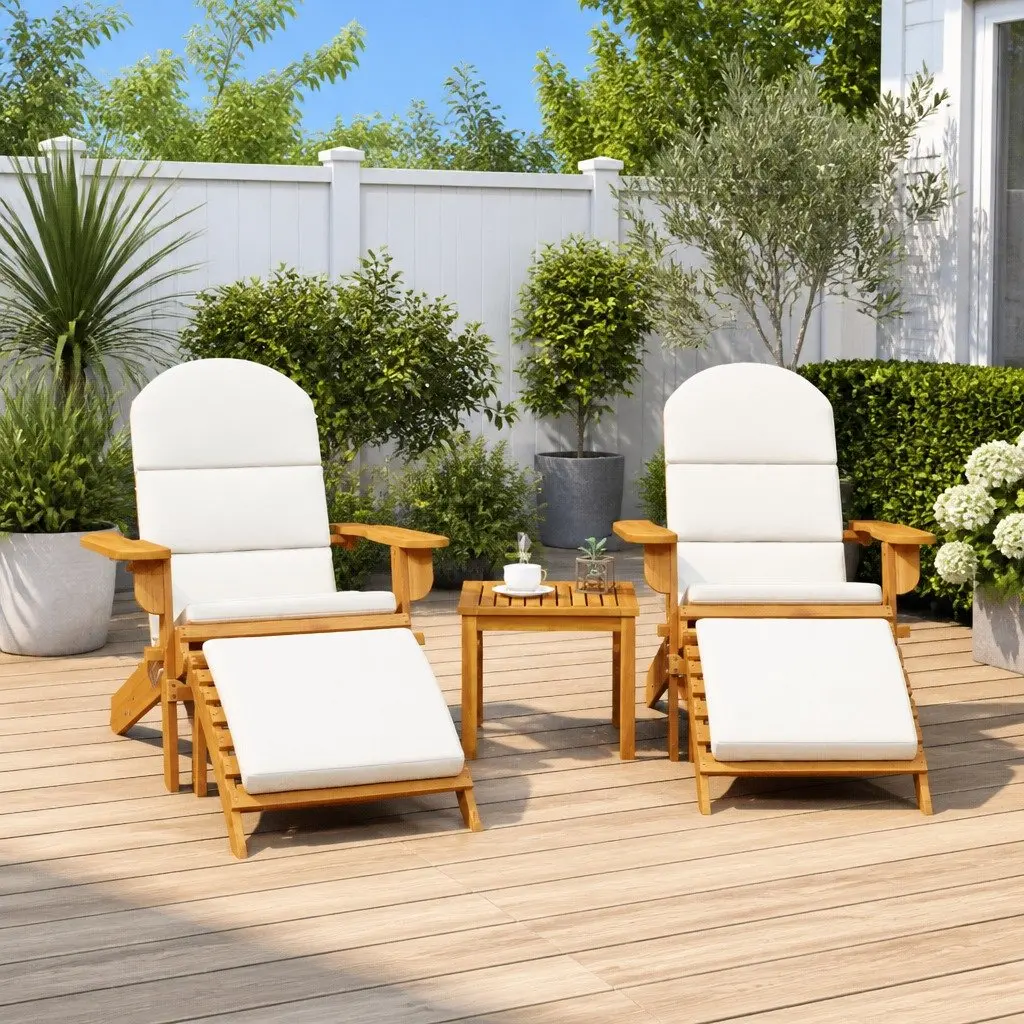Adirondack Garden Lounge Set 3 Piece