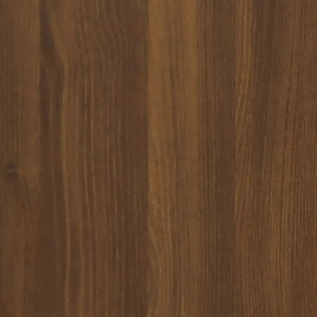 Brown Oak Bedside Cabinet 100x35x40 cm