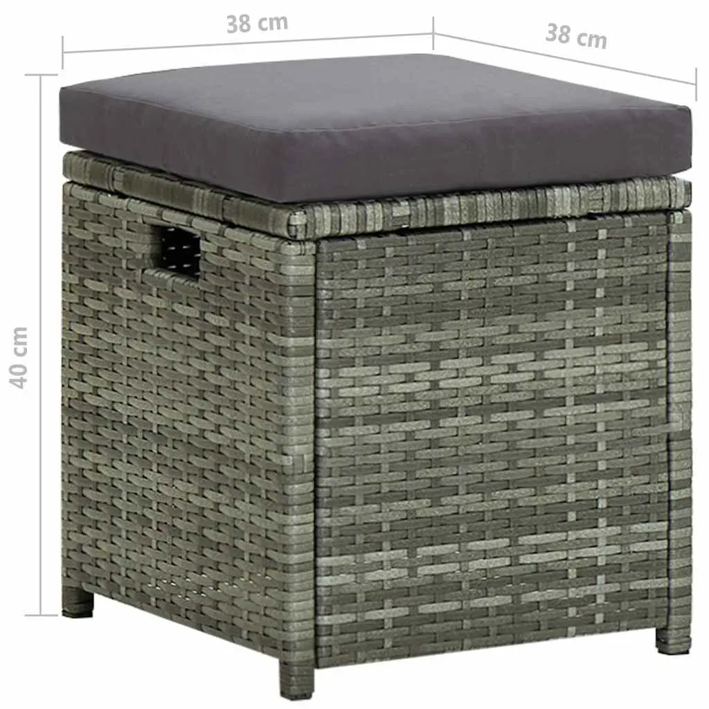 6-Piece Durable Outdoor Lounge Set with Cushions