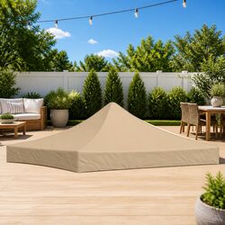 Beige Replacement Canopy Top for 3x3 m Party Tents