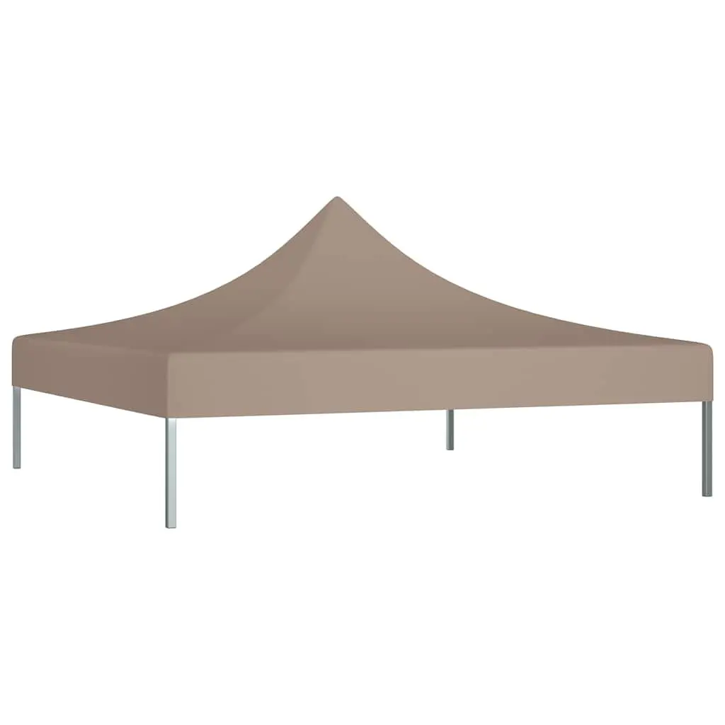 3x3 m Taupe Replacement Canopy for Garden Gazebos