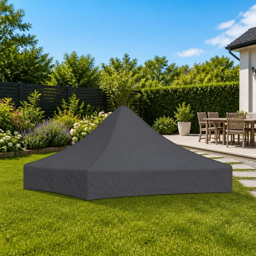 2x2 m Anthracite Replacement Canopy for Tents