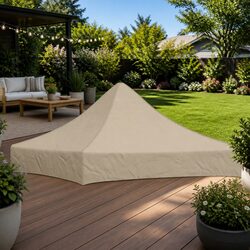 Beige Replacement Canopy Top Cover for 2x2m Party Tent