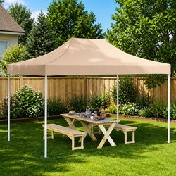Beige Replacement Canopy for 4.5 x 3 m Party Tent