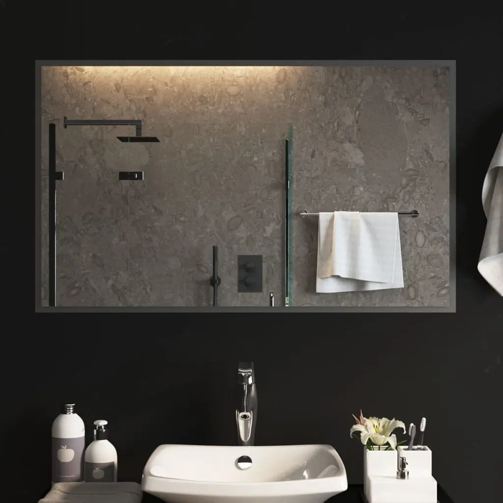 LED Bathroom Mirror 60x100 cm Wall-Mounted