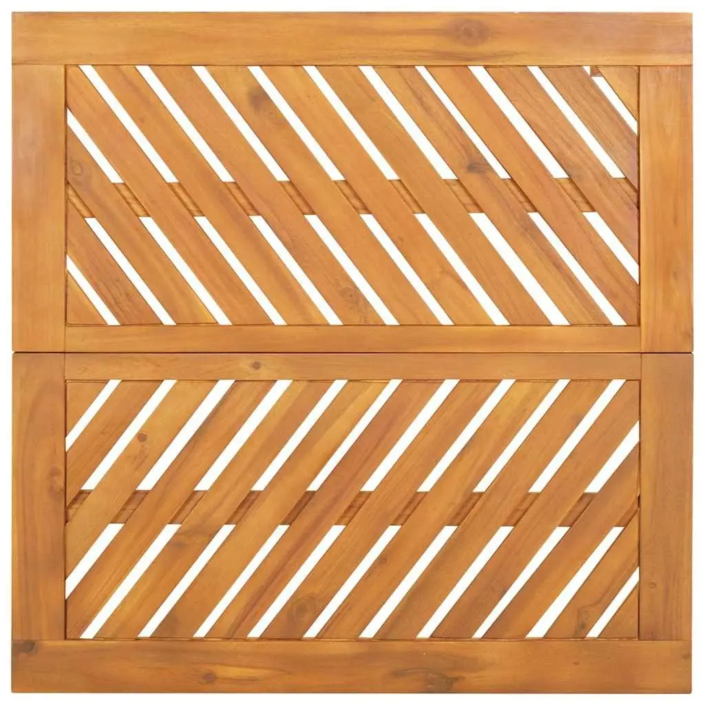 3-Piece Garden Dining Set in Solid Acacia Wood