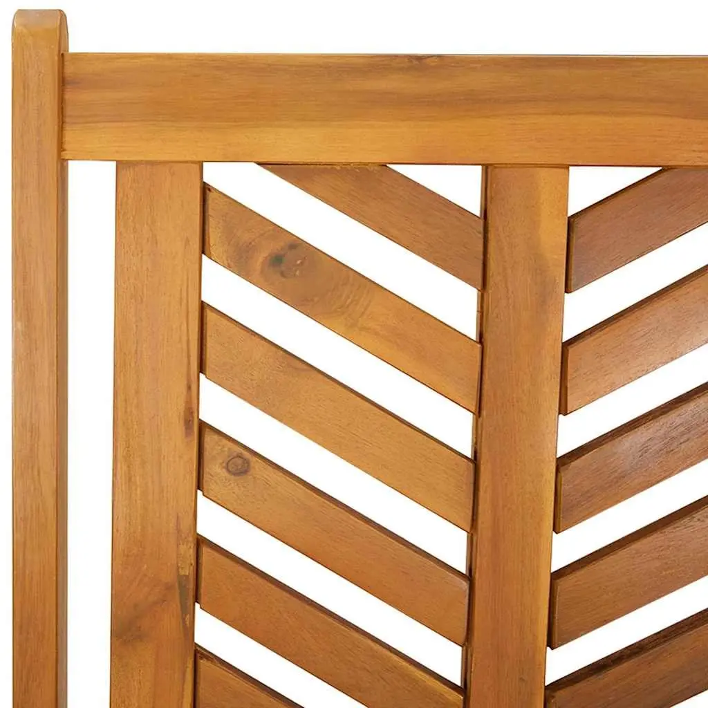 3-Piece Garden Dining Set in Solid Acacia Wood