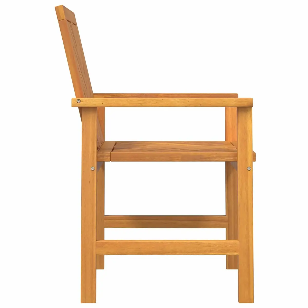 8-Piece Solid Acacia Wood Outdoor Dining Chair Set