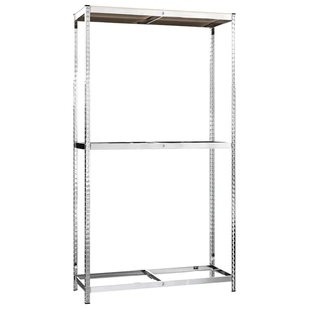 2-Layer Tire Rack Steel 110x40x180 cm Silver