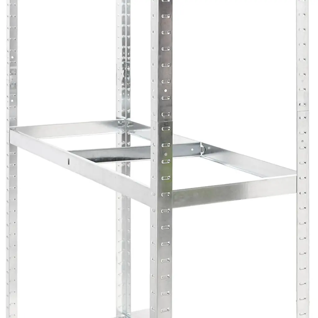 2-Layer Tire Rack, 4 pcs Silver Steel Storage