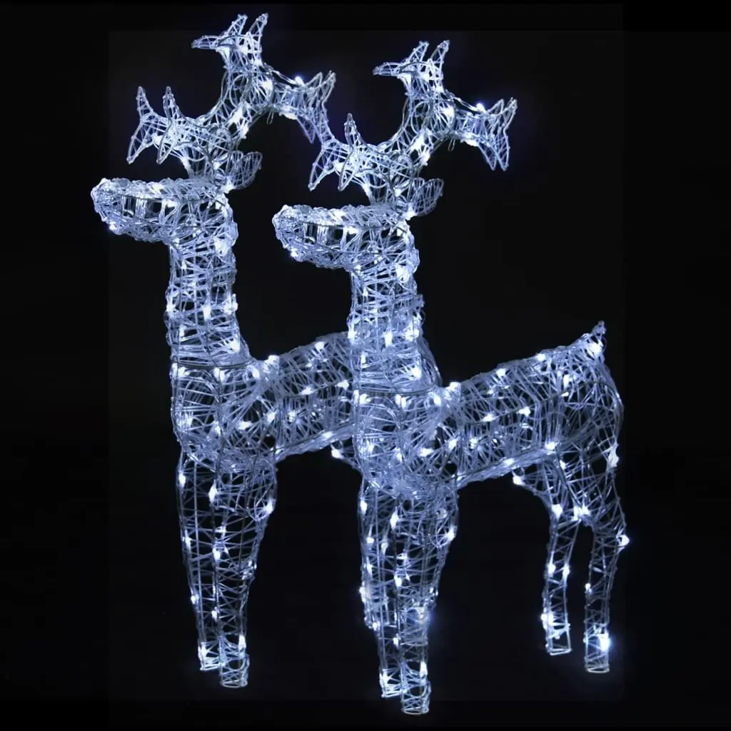LED Lighted Reindeer Decorations 2pc